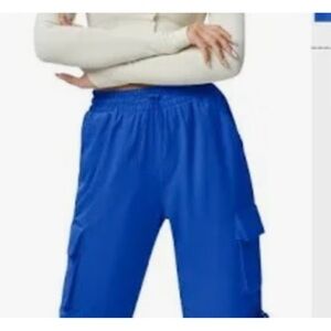 LOVE POEM Parachute Vibrant Blue Drawstring Pant